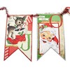 10.5 Inch Jolly Retro Garland Santa Snowman Deer Word Garlands - 2 of 4