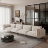 WJShome Sectional Couches For Living Room, Velvet 147" Modern 4 Seater Sofa, 8" High Metal Legs - 2 of 4