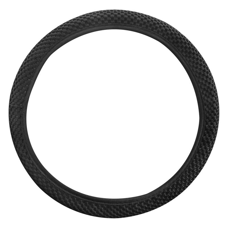 Unique Bargains Universal 15" Anti Slip Steering Wheel Cover Elastic Stretch Mesh Cloth Cover Accessory for Car, 1 of 9