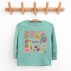 The Juniper Shop Happiness Blooms From Within Youth Long Sleeve Tee - XL - Seafoam - 2 of 4
