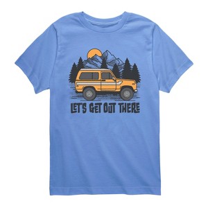 Boys' - Instant Message - Let's Get Out There Short Sleeve Graphic T-Shirt - 1 of 4