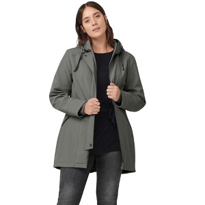 ellos Plus Size Bonded High-Low Jacket - 1 of 4