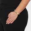 SUGARFIX by BaubleBar Crystal Baguette Stretch Bracelet - Gold: Brass Material, 6.75" Length, Stretch Band Closure - 2 of 4