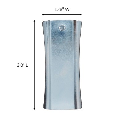 White Plastic Coated Universal Picture Hanger with Adhesive Strips