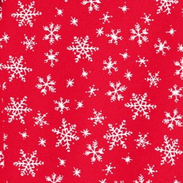 classic red snowflakes
