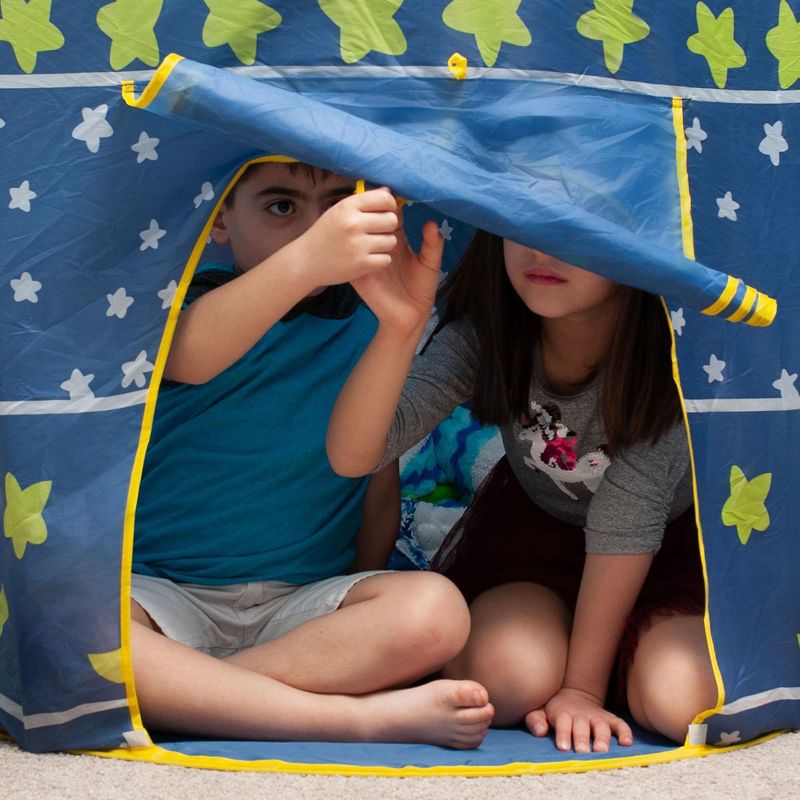 Ningbo Zhongying Leisure Products Blue Fantasy Castle Play Tent | 54 x 41 Inches, 4 of 8