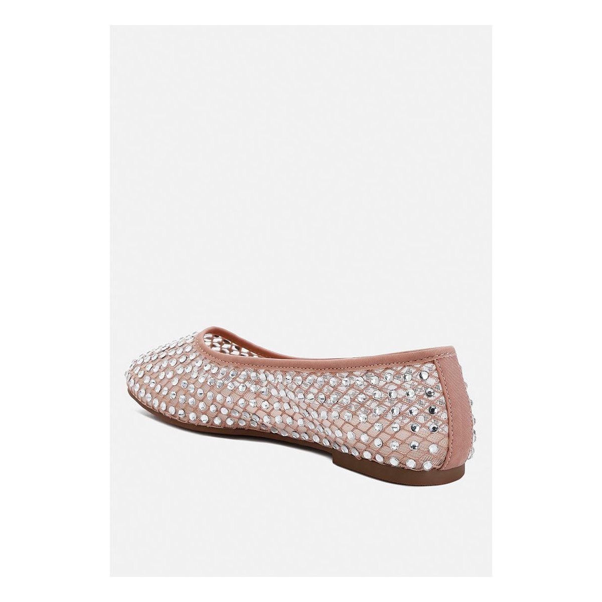 Обувь London Rag Womens Orson Naked Rhinestone Ballerinas 10 — фото 3