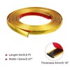Unique Bargains Waterproof Self-Adhesive PVC Decorative Mirror Frame Wall Molding Trim Tape - 2 of 4
