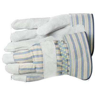 Bon Tool 14-442 Leather Palm Gloves - Safety Cuff - Large (Pr)