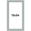 PosterPalooza | Panoramic Refined Blue Picture Frame - UV Acrylic, Foam Board Backing, Hanging Hardware - 2 of 4