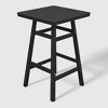 WestinTrends Malibu 30" All Weather HDPE Outdoor Patio Square Counter Height Bistro Table with Umbrella Hole - 4 of 4