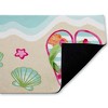 Stupell Industries Flip Flops on Beach Shore Printed Outdoor Door Mat, design by Audrey Jeanne Roberts, 18"x30" - 2 of 4