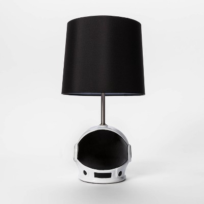 Helmet Visor Figural Table Lamp Black Pillowfort Target