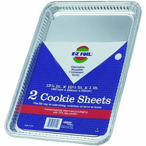 Hefty EZ Foil 10-1/4 in. W X 15 in. L Cookie Sheet Silver - Case of 12 - 2 pc - 1 of 1