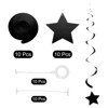 Unique Bargains Stars Hanging Party Decoration Foil Fringe Backdrop Curtains 20 Pcs - 3 of 4