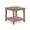 Wooden Rustic 3-Piece Coffee and End Table Set with Rectangular and Square Tables and Wooden Tops for Living Room - 3 of 4