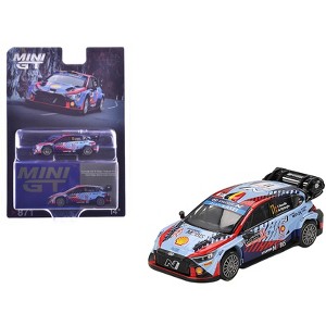Hyundai i20 N Rally1 Hybrid #11 Winner "Rallye Monte-Carlo" (2024) 1/64 Diecast Model Car by Mini GT - 1 of 4