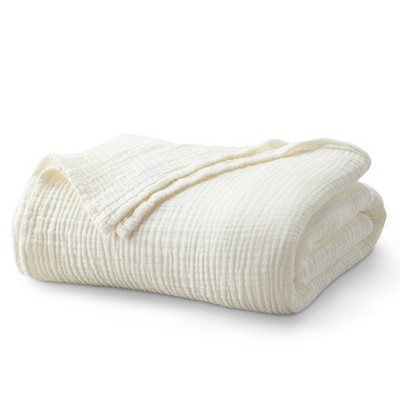 Market & Place 100% Cotton Muslin Bed Blanket