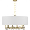 Savoy House Dahlia 6 - Light Pendant in  Warm Brass - 2 of 4