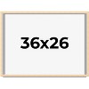 PosterPalooza | Classic Modern Yellow Picture Frame - UV Acrylic, Backing Board, Hanging Hardware Included - 2 of 4