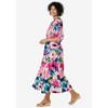 Woman Within Plus Size Roll-Tab Sleeve Crinkle Shirtdress - 4 of 4