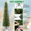 Whisen 5FT Artificial Christmas Tree with 263 Tips, Space-Saving Design, Stable Metal Stand - 4 of 4