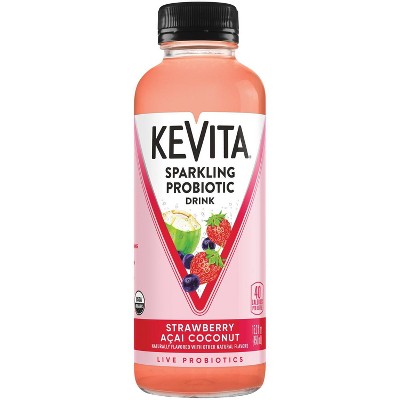 KeVita Strawberry Acai Coconut Sparkling Probiotic Drink - 15.2 fl oz