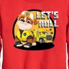Boys' - Paw Patrol - Let's Roll Rubble Graphic Long Sleeve Fleece Sweatshirt - 2 of 4