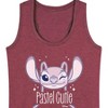 Women's - Disney - Lilo & Stitch Graphic Racerback Tank - 2 of 4
