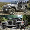 Off-Road Half Doors, Wrangler JL/JLU & JT Compatible, Steel Tubular Construction, Adventure-Ready, Set of 2 - 2 of 4