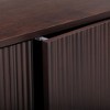 Tremolo  Modern Boho 4-Door Sideboard with Solid Wood & Contemporary Fluted Fronts - Teamson Home - 3 of 4
