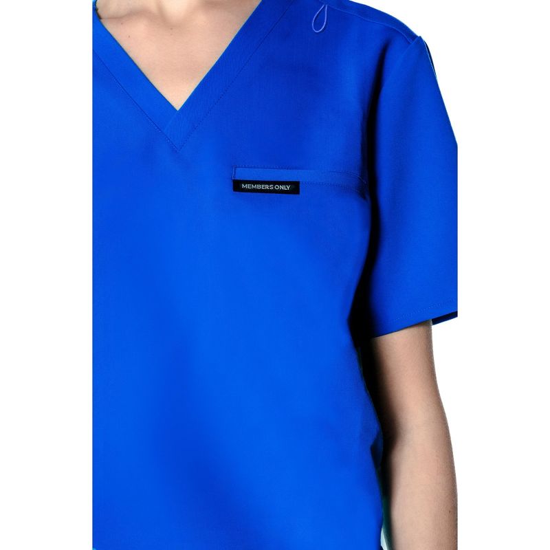 Members Only Women's Bari  Single Chest Pocket Scrub Top, 4 of 7