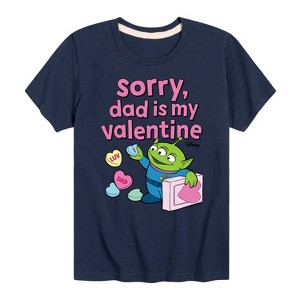 Boys' - Toy Story - Sorry Dad My Valentine Short Sleeve Graphic T-Shirt - 1 of 4