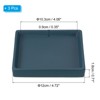 Unique Bargains Indoor Glazed Ceramic Water Retention Thermal Stability Plant Pot Saucers 3 Pcs - 2 of 4