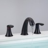 COZONY 3 Hole Bathroom Sink Faucet, Pop Up Drain with Hot Cold Water Lines - 4 of 4