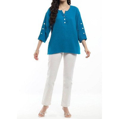 Women's Shawn Top - Parsley & Sage