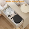 Heynemo Wide Nightstand Set of 2 with 3 Drawers, Modern Chest of Drawers for Bedroom, Large End Table with Hidden Pull-out System - 3 of 4