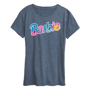 Women's - Barbie - Colorful Pattern Short Sleeve Graphic T-Shirt - 1 of 4