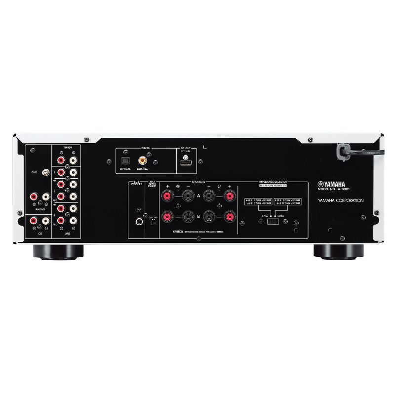 Yamaha A-S301 Integrated Amplifier (Black), 3 of 7