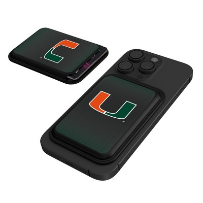 Keyscaper NCAA ACC Universities Linen Black Magnetic Credit Card Wallet