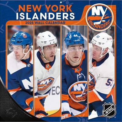 NHL New York Islanders 2025 12"x12" Team Wall Calendar