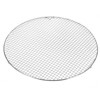 Unique Bargains Stainless Steel Round Cross Wire Barbecue Grill with Legs - 3 of 4