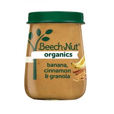Image of Beech-Nut Organics Banana Cinnamon & Granola Baby Food Jar - 4oz