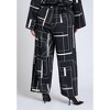 ELOQUII Women's Plus Size Pull On Printed Wide Leg Pant - 4 of 4