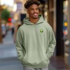 Dalix Alien Embroidery Relaxed Crewneck Sweatshirt Soft Fleece Fit Lounge Mens - 3 of 4