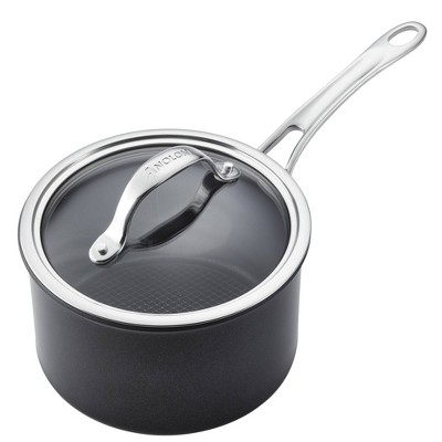 Anolon x Hybrid Nonstick Saute Pan with Lid, 3.5-Quart - Dark Gray