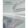 Velvet Hangers 60 Pack, Non-Slip Clothes Hangers with Silver-Colored Swivel Hooks, Slim Space-Saving for Closet, Heavy-Duty - 3 of 4