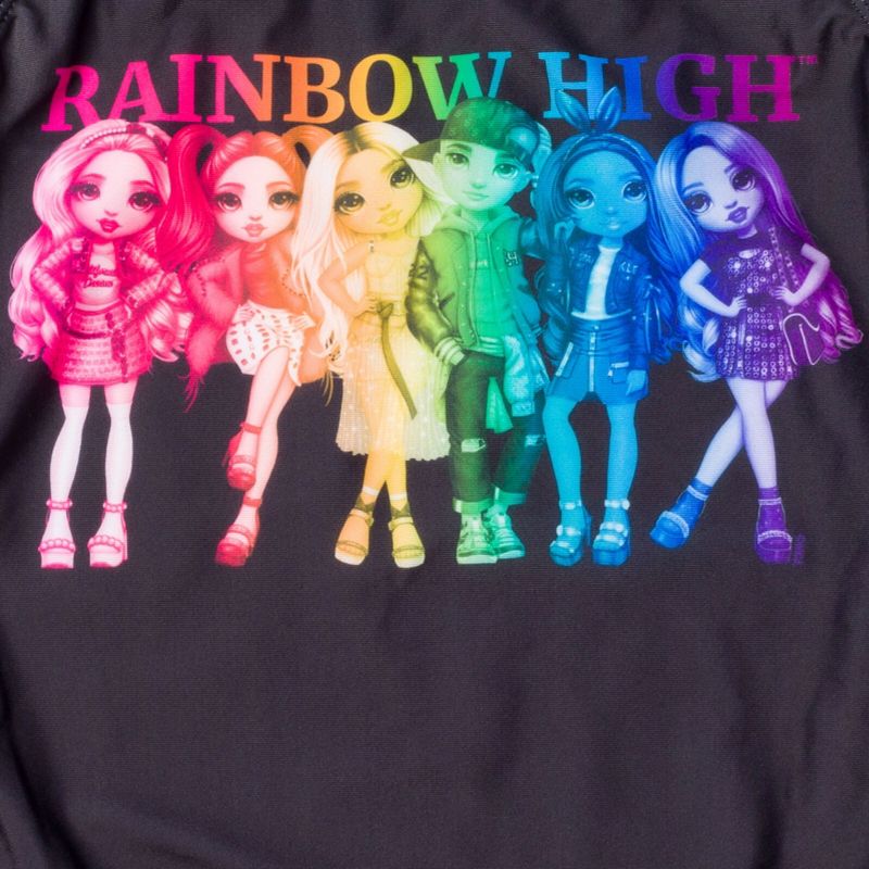 Rainbow High Avery Styles Karma Krystal Bailey Girls One Piece Bathing Suit Toddler to Big Kid, 3 of 8