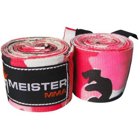 MEISTER TURQUOISE 180" SEMI-ELASTIC HAND WRAPS MMA Mexican Boxing Adult Teal 
