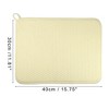 Unique Bargains Solid Color Dish Drying Mat - 4 of 4